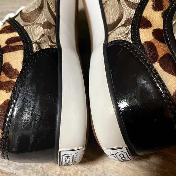 Coach Zorra sneakers with cheetah print on the back - Picture 9 of 16